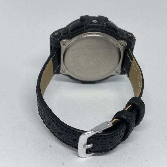 Casio Baby-G BGD-140 Women\'s Black Leather Digital Dial Quartz Watch WO316